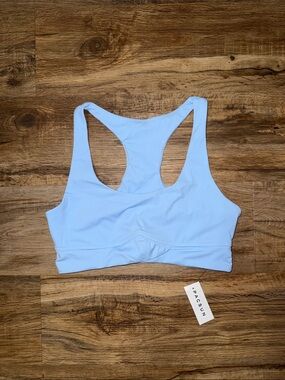 PacSun Sky Blue Racerback Sports Bra